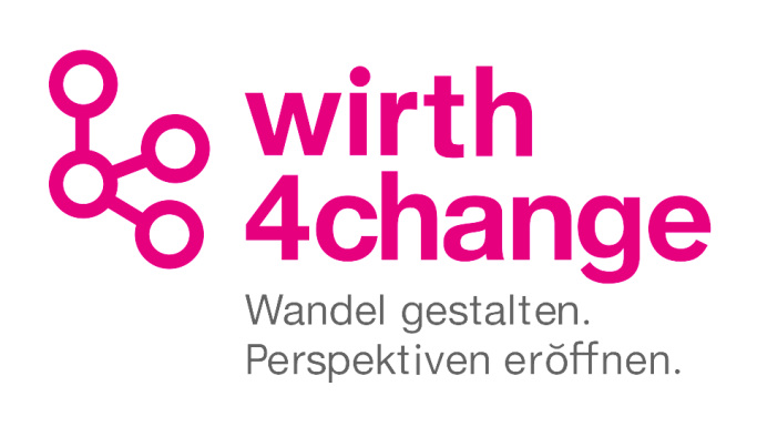 wirth4change - Wandel gestalten, Perspektiven eröffnen Logo von "wirth4change" mit dem Slogan "Wandel gestalten. Perspektiven eröffnen."